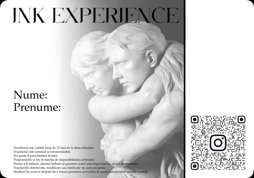 Ink Experience gift card